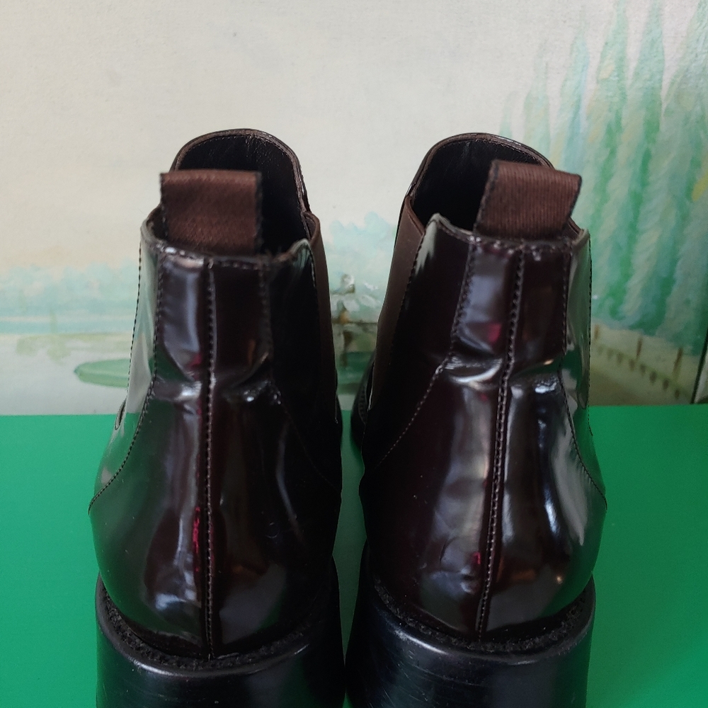 Prada Brown Calf Bootie - Picture 4 of 7